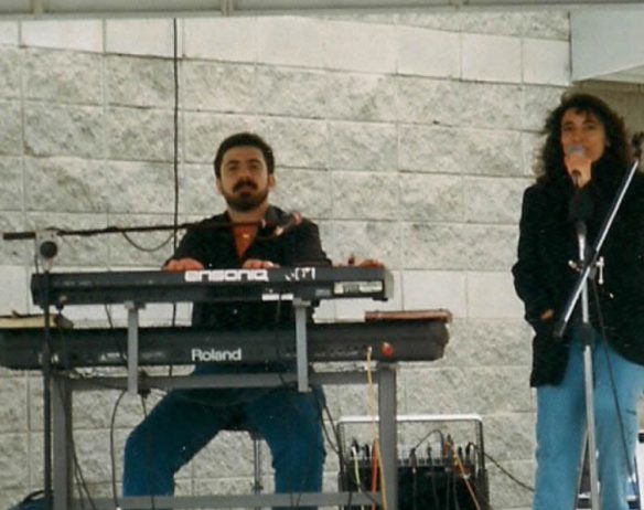 Con Graciela Arenas